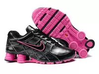 jogging shox -turbo12 nike hommes chaussures 2013 leather black pink